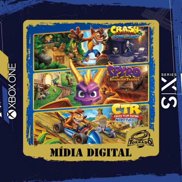 CRASH BANDICOOT 4 + TRILOGY + CTR + SPYROX XBOX ONE E SERIES X|S