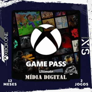 GAME PASS 12 MESES + 2 JOGOS BRINDE