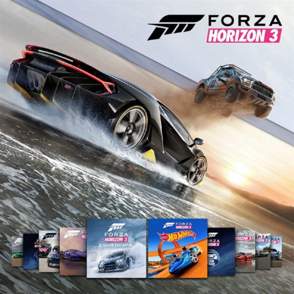 FORZA HORIZON 3 PLATINA + TODOS DLCS XBOX ONE E SERIES X|S